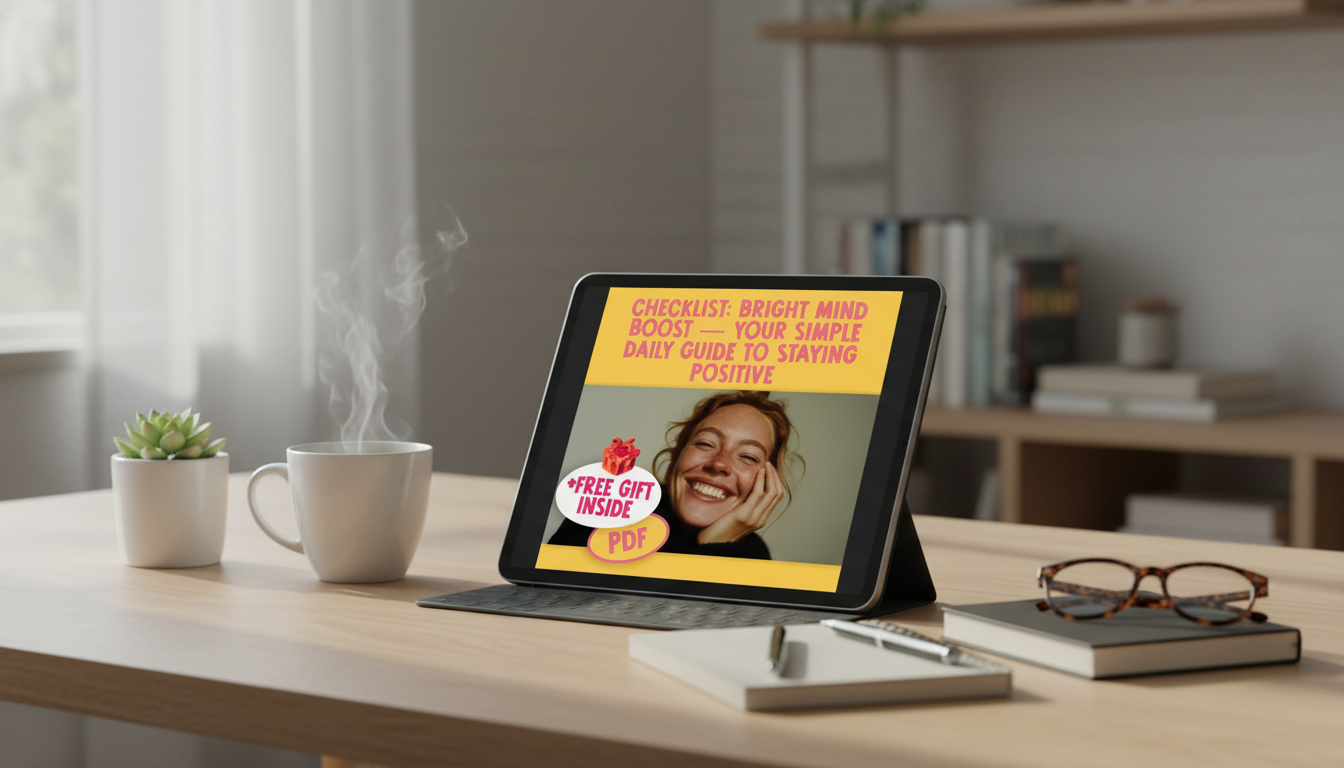 Bright Mind Boost: Daily Checklist to Stay Positive
