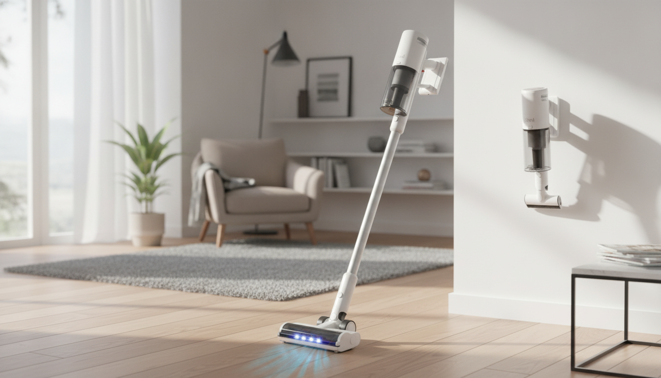 150AW Cordless Stick Vacuum: LED Display, 60-Min Battery
