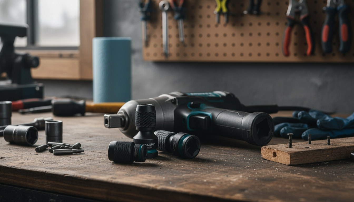 3PCS Impact Wrench to 1/4 Hex Adapter Set Guide
