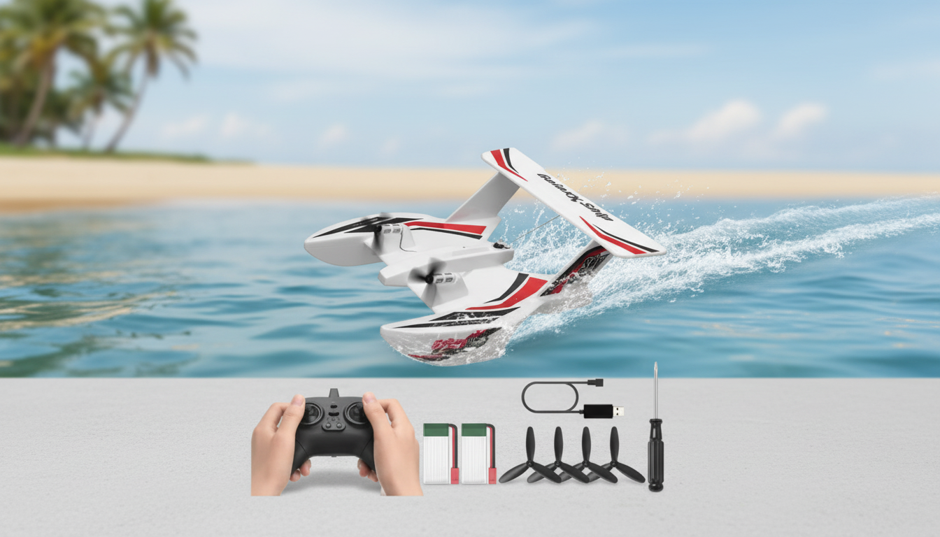 Amphibious 3-Channel RC Plane: Water & Land Flying Guide
