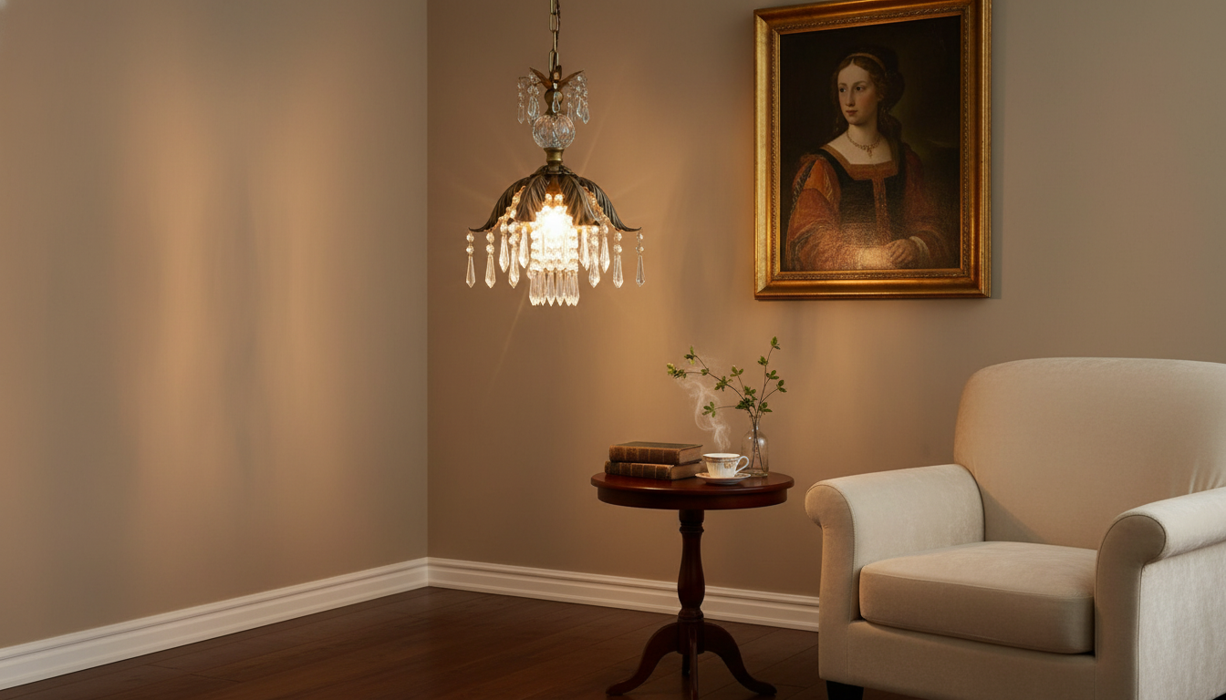 French Retro Crystal Chandelier: Size, Height & Glow