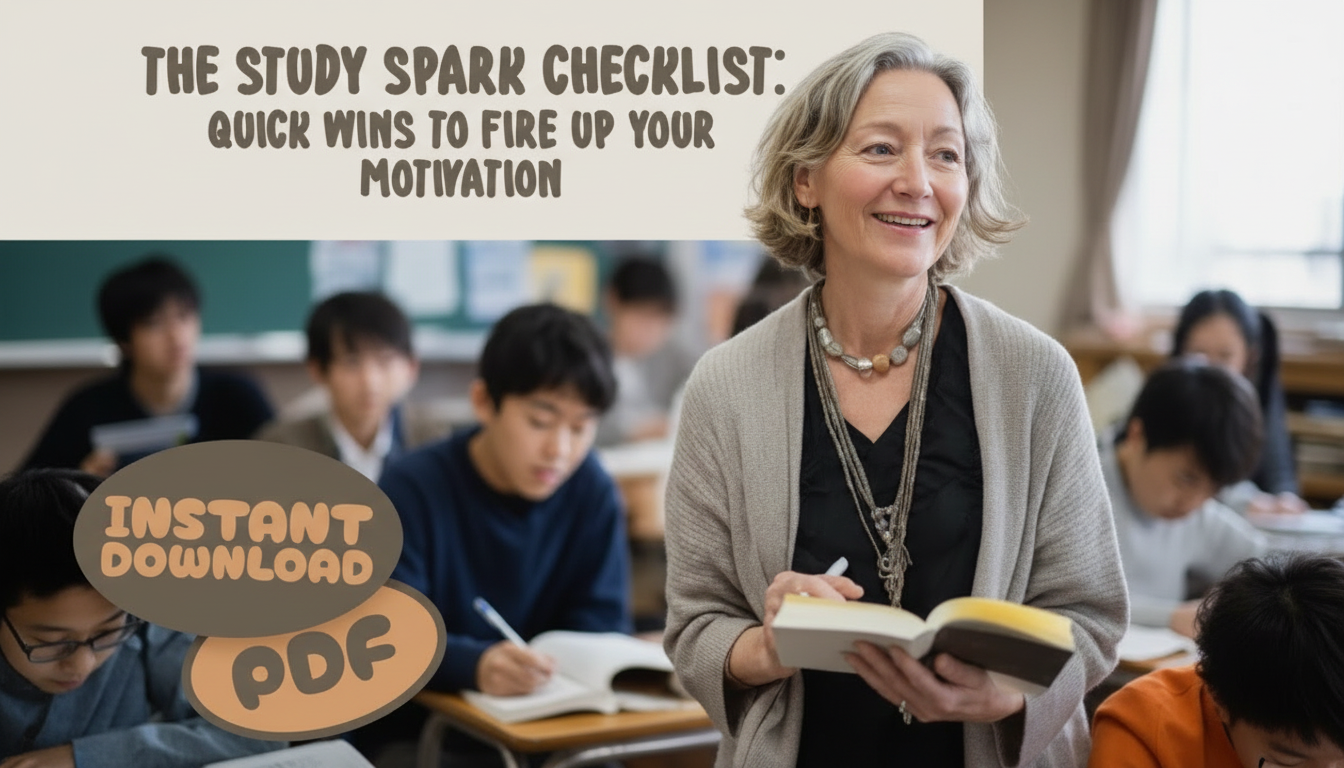 Study Motivation Reset: 15 Quick Wins That Work