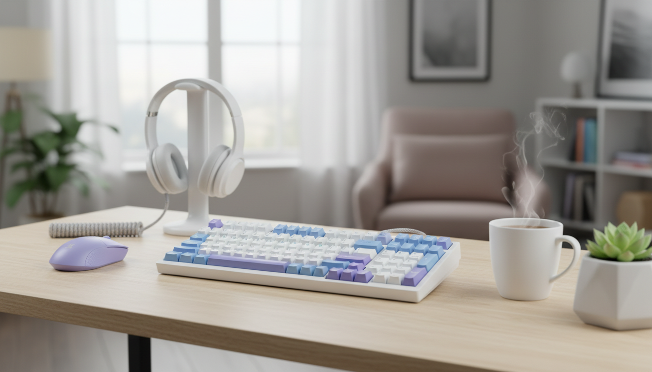 Wireless Gaming Keyboard: Hot-Swap, Gasket, 5-Layer Foam
